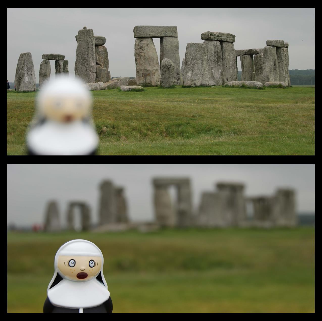 Sister at Stonehenge